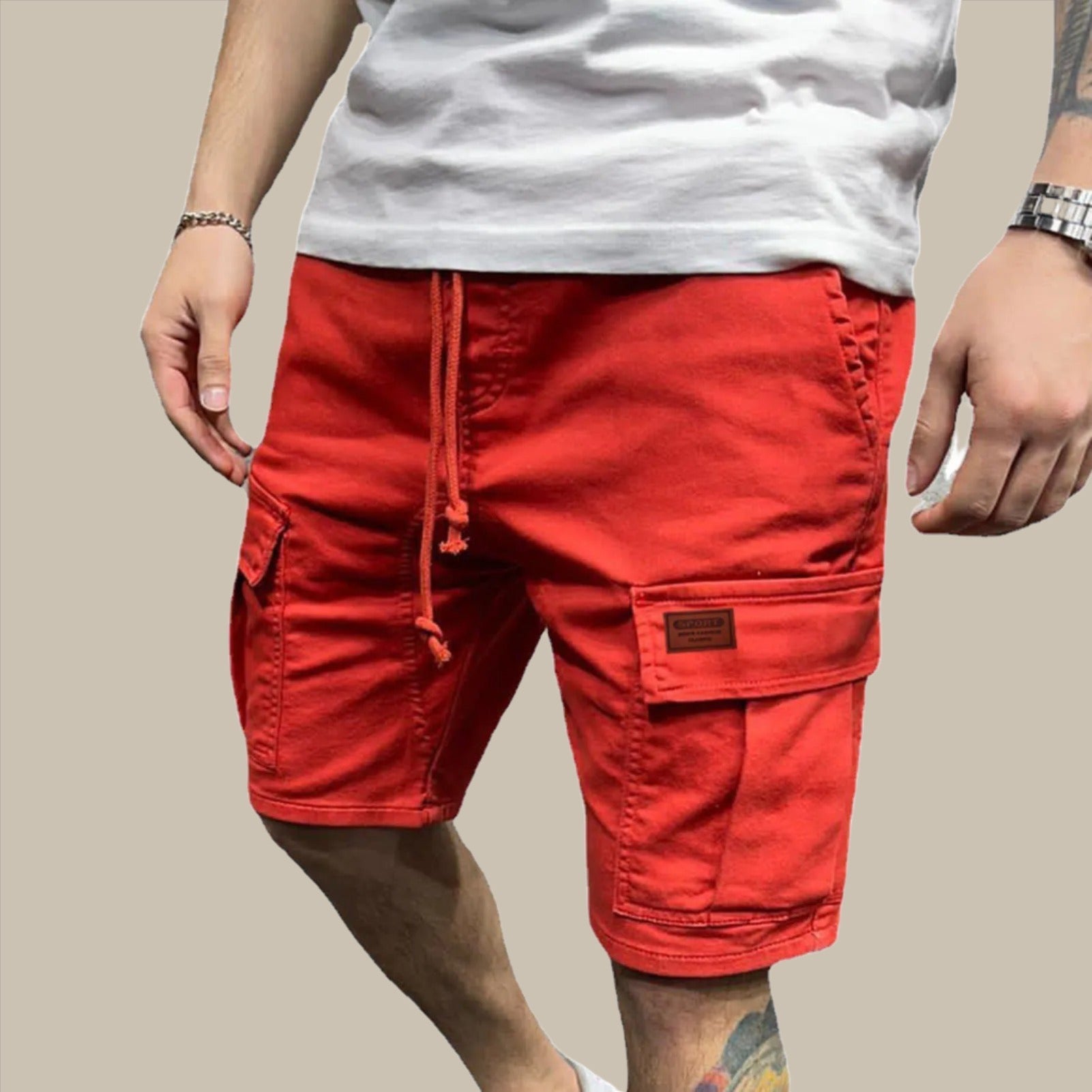 Benjamin Leinen Shorts | Stylische Sommer Cargo Leinen Shorts für Männer