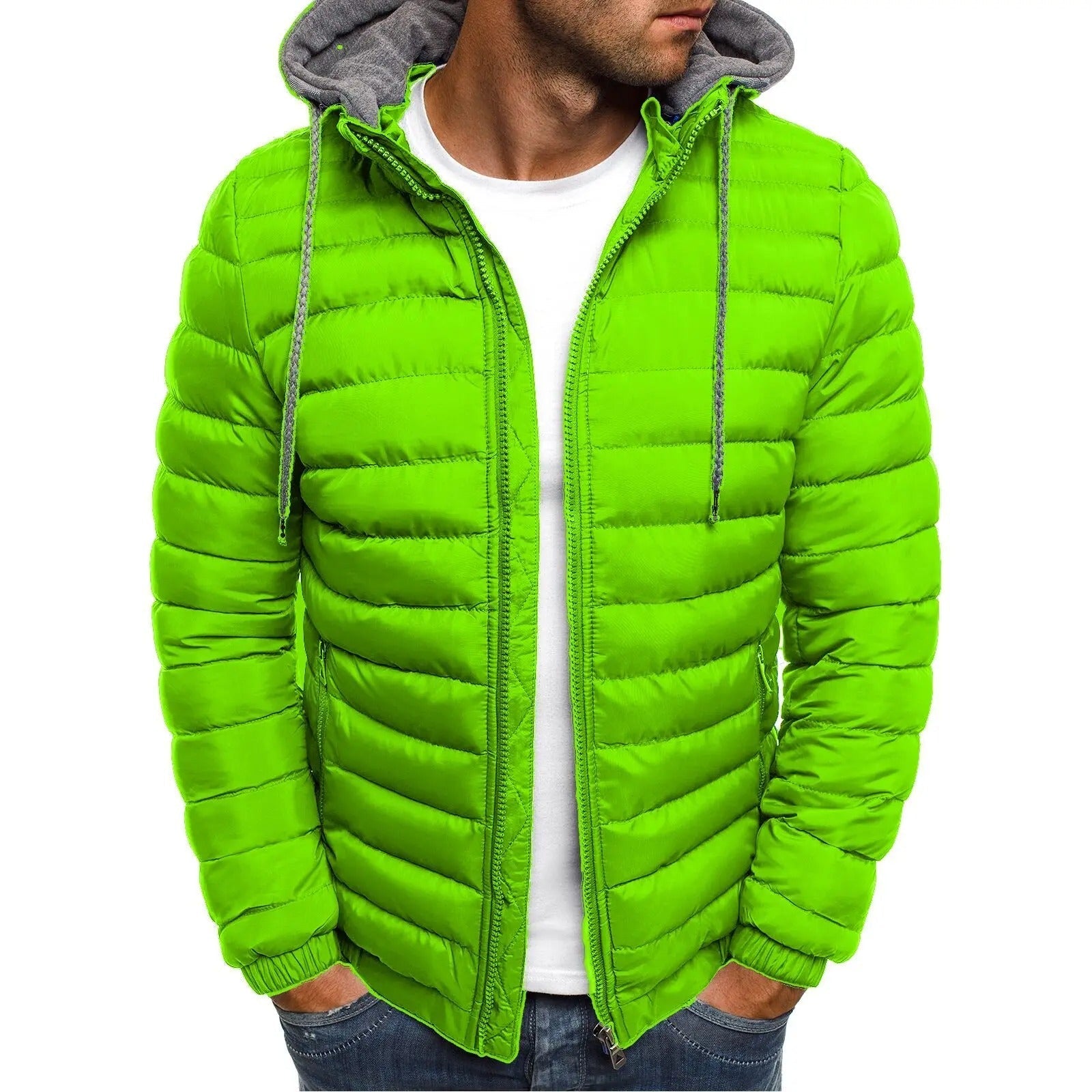 Trendige Pufferjacke