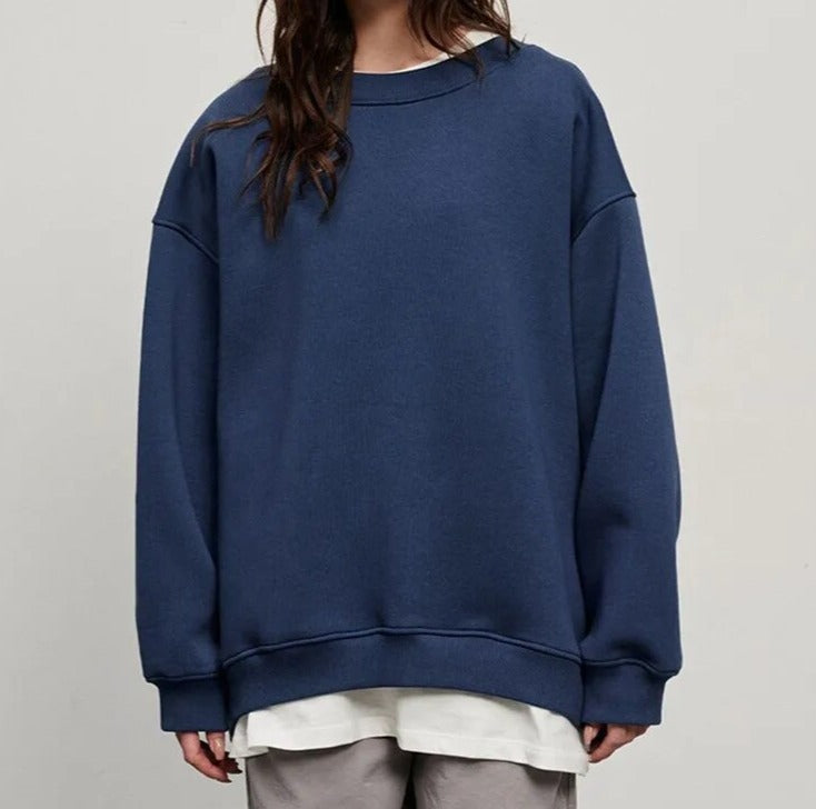 Basic-Pullover in Übergröße