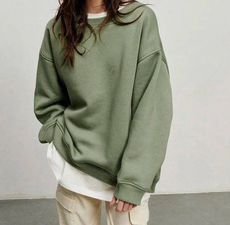 Basic-Pullover in Übergröße